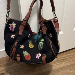 Desigual embroidered bag